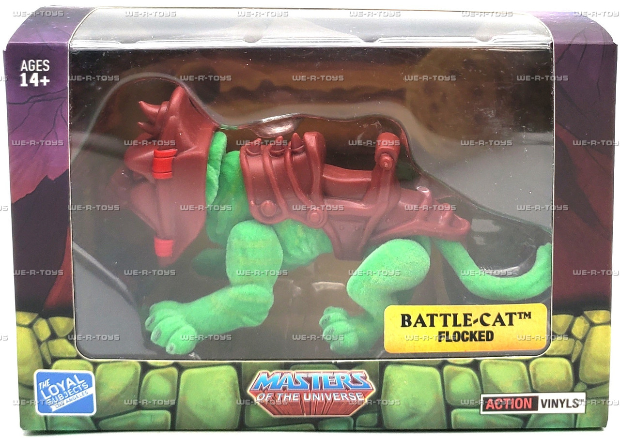MOTU Flocked Battle-Cat Action Vinyls Figure Hot Topic Exclusive