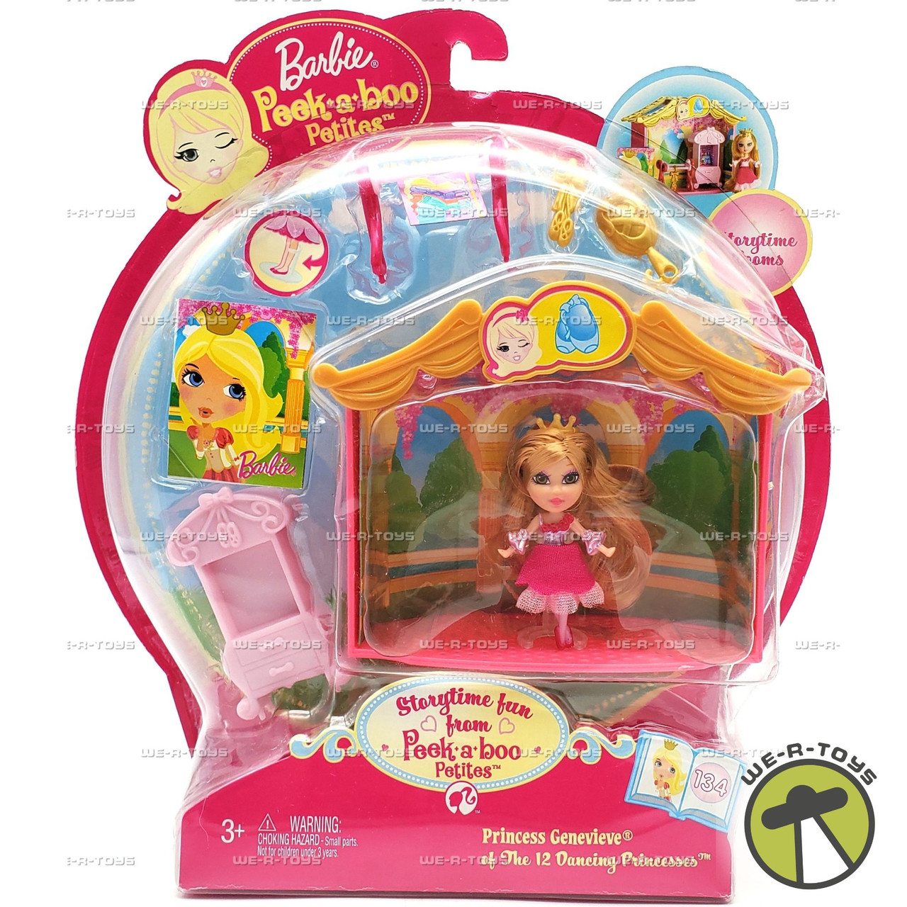 Barbie Peek-a-boo Petites Princess Genevieve Storybook Doll 2008