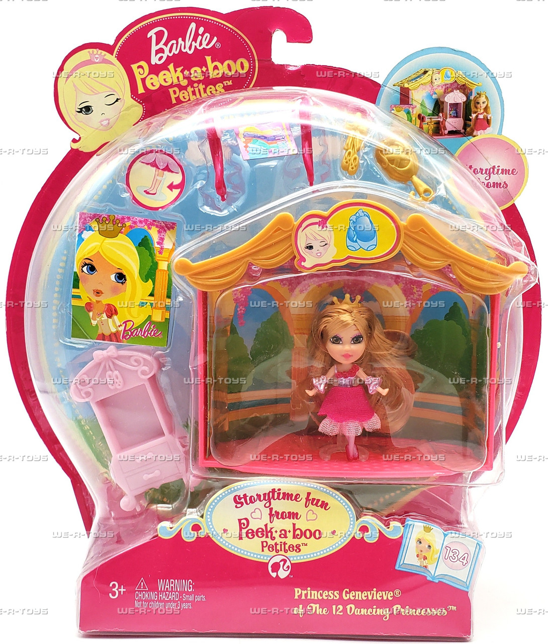 Barbie Peek-a-boo Petites Princess Genevieve Storybook Doll 2008