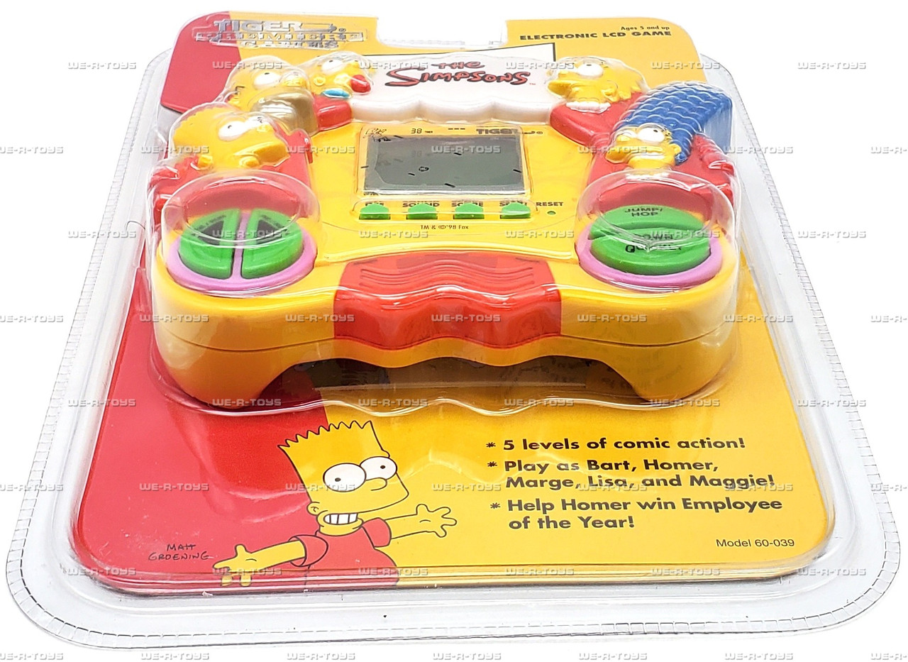 The Simpsons Premiere Electronic LCD Game 1995 Tiger Electronics