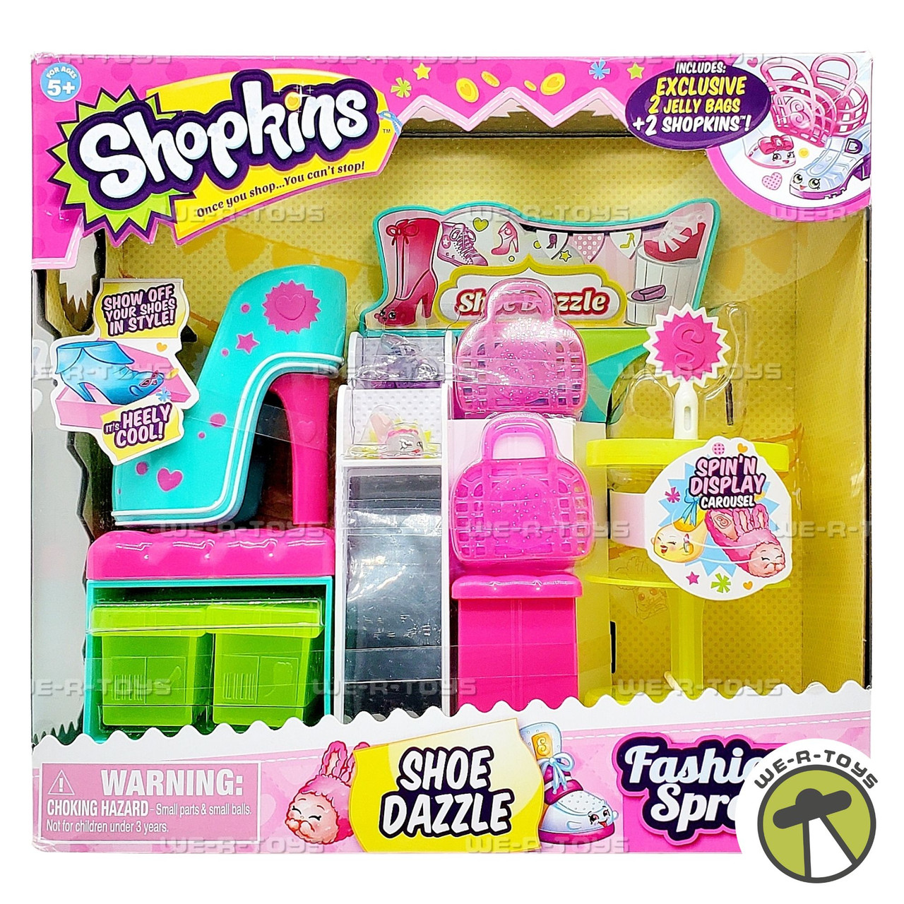 Shopkins Shoe Dazzle Fashion Spree Playset Moose Toys 56034 We-R
