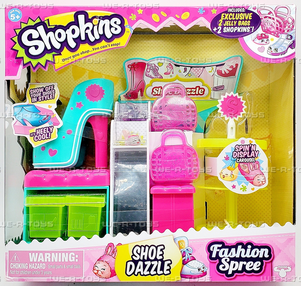 Shopkins Shoe Dazzle Fashion Spree Playset Moose Toys 56034