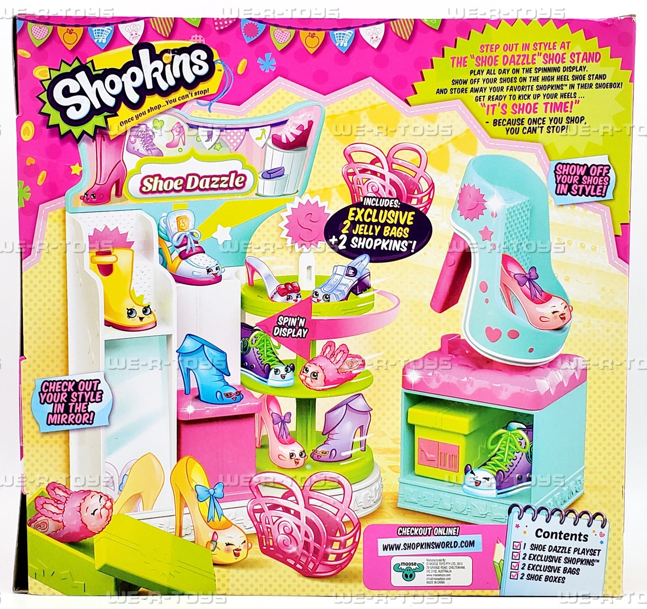 Shopkins Shoe Dazzle Fashion Spree Playset Moose Toys 56034 - We-R