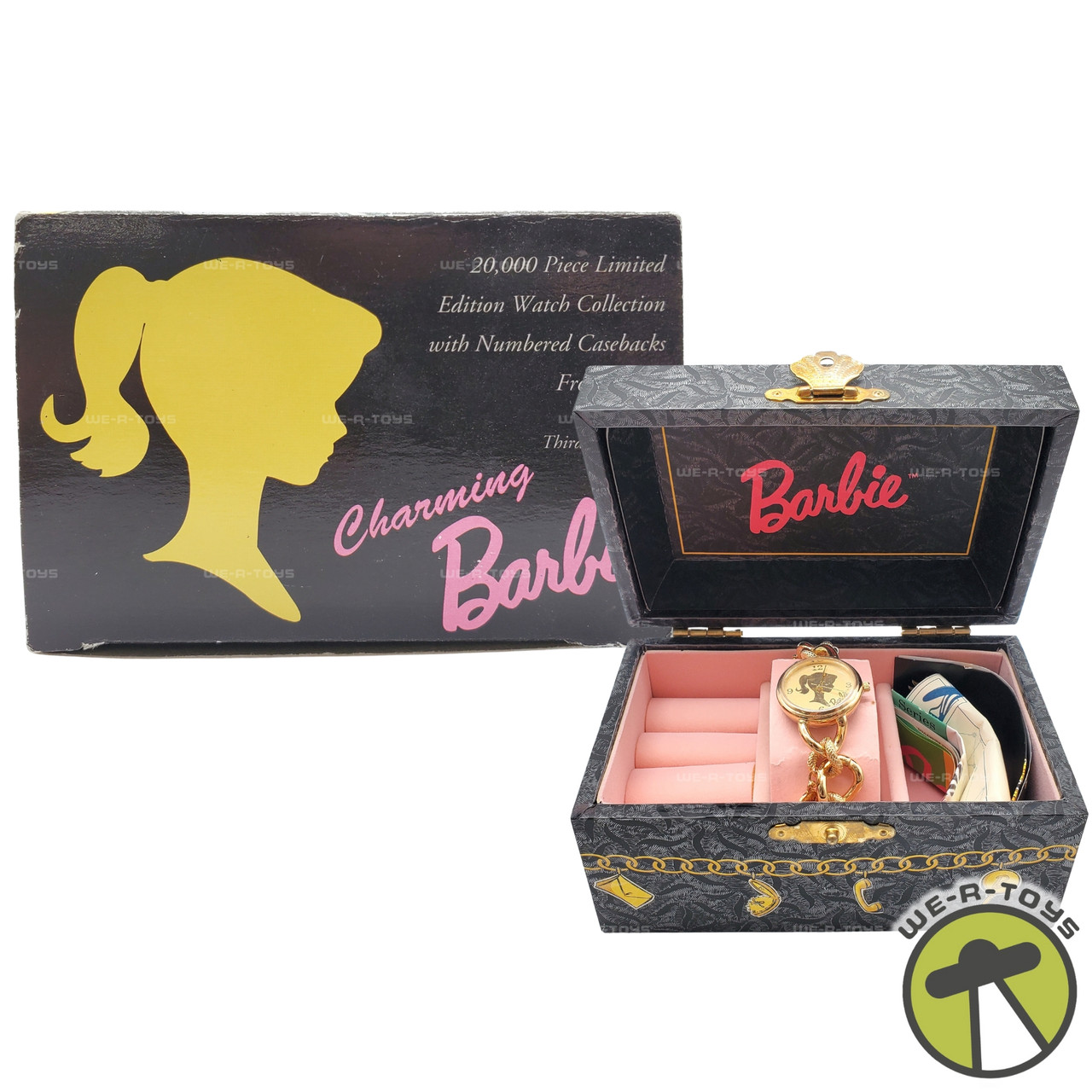 Barbie 1994 Charming Barbie Gold Watch With Jewelry Box by  display picture 2