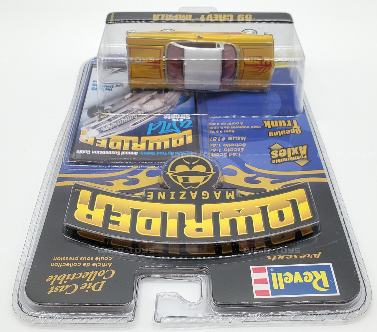 Revell Lowrider Magazine Issue 187 Yellow '59 Chevy Impala Die
