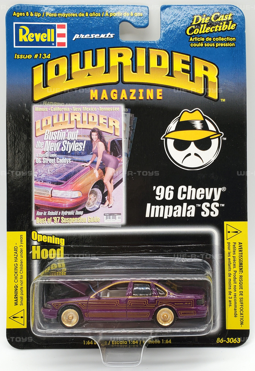 Revell Lowrider Magazine Issue 134 Purple '96 Chevy Impala Die