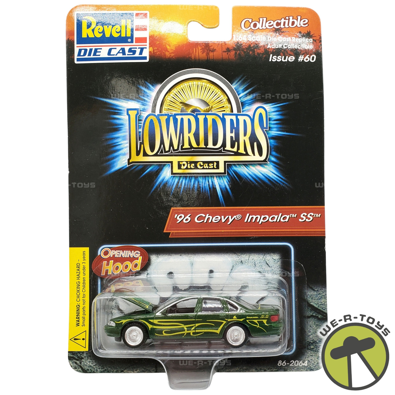 Revell Lowriders Issue 60 Green '96 Chevy Impala SS Die-Cast