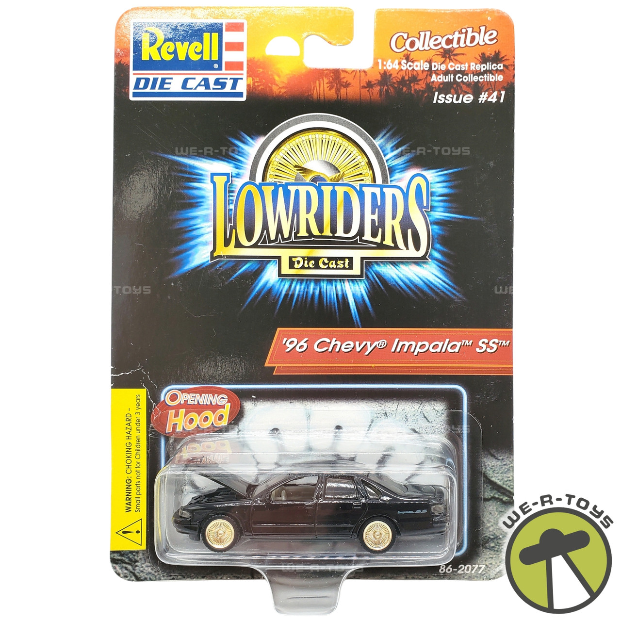 Revell Lowriders Issue 41 Black '96 Chevy Impala SS Die-Cast Car