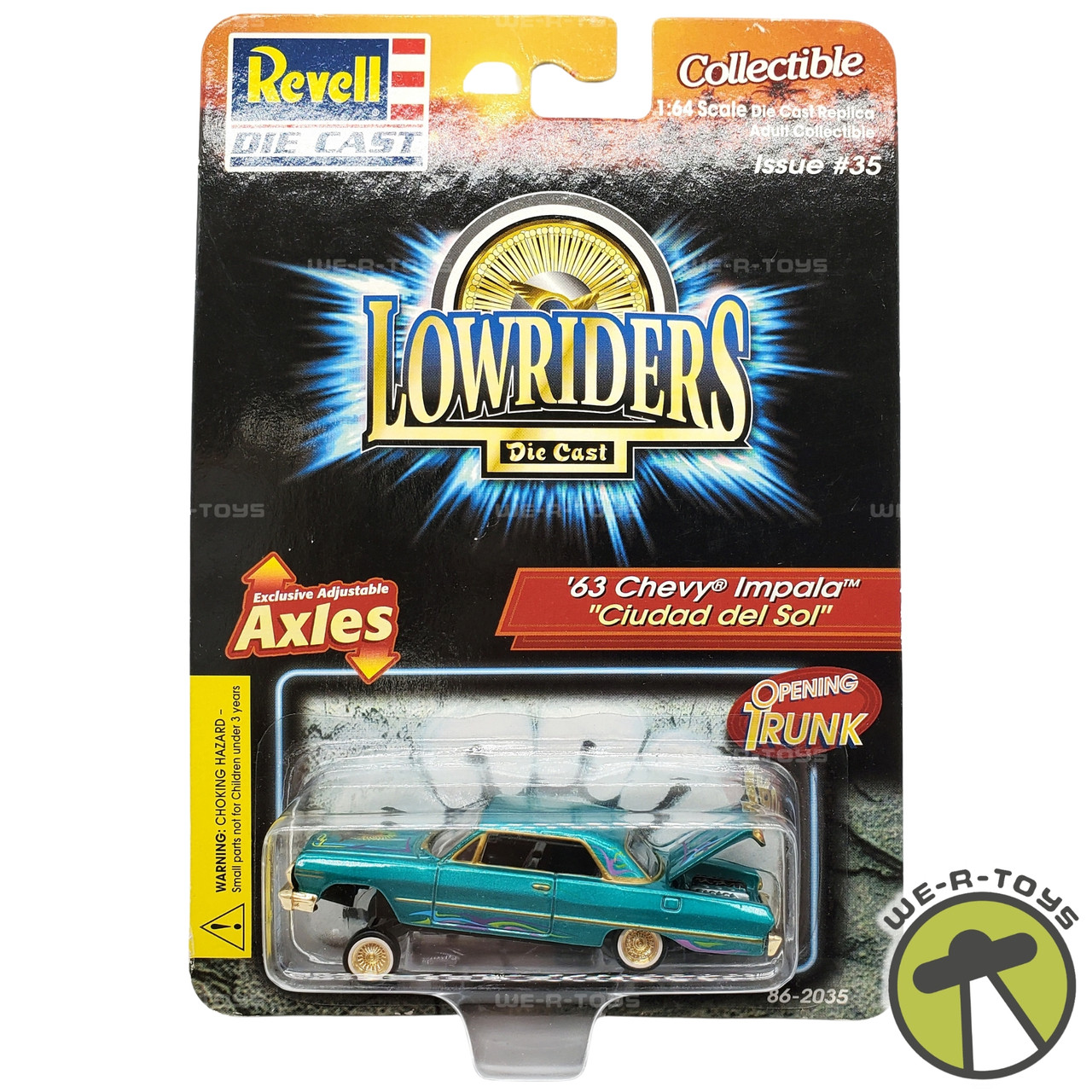 ミニカー Revell  LOWRIDERS Die-Cast Revell Lowriders Issue 35 Ciudad del Sol '63 Chevy Impala