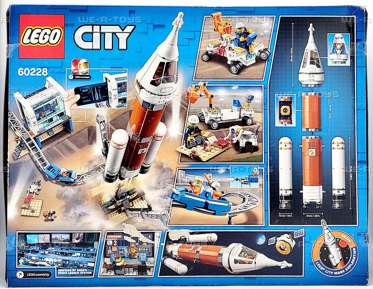 LEGO City Space Deep Space Rocket and Launch Control 837 Pc