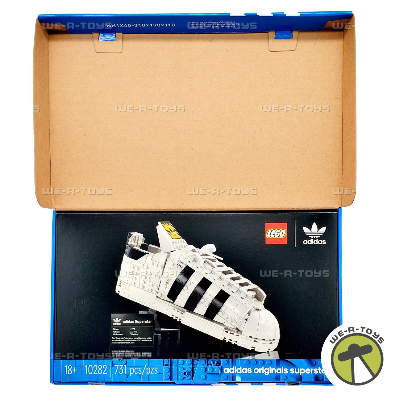 LEGO Adidas Originals Superstar 731 Piece Building Kit 10282 - We-R-Toys
