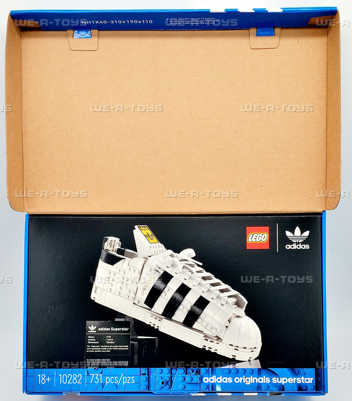 LEGO Adidas Originals Superstar 731 Piece Building Kit 10282 - We-R-Toys