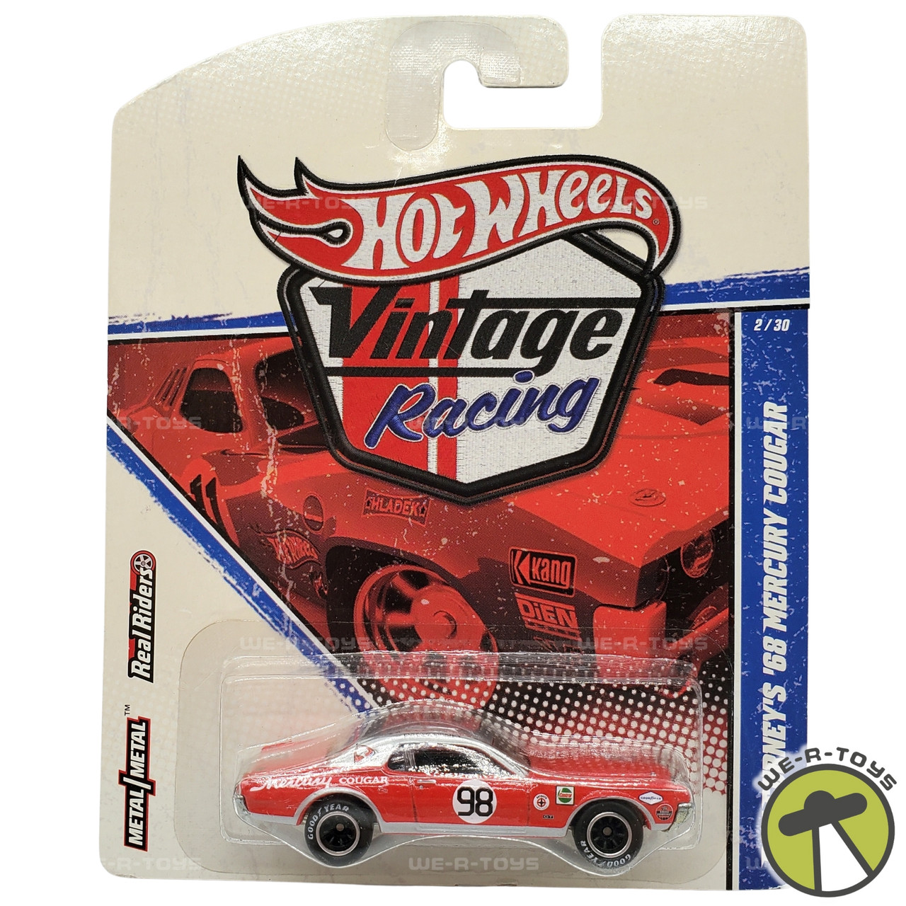 Hot Wheels Vintage Racing Dan Gurney's '68 Mercury Cougar Car 2010