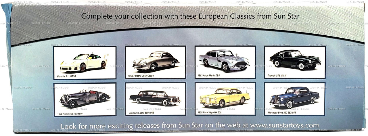 Mercedes-Benz 220 SE 1958 Red Metal Die-Cast Vehicle 1:18 Scale