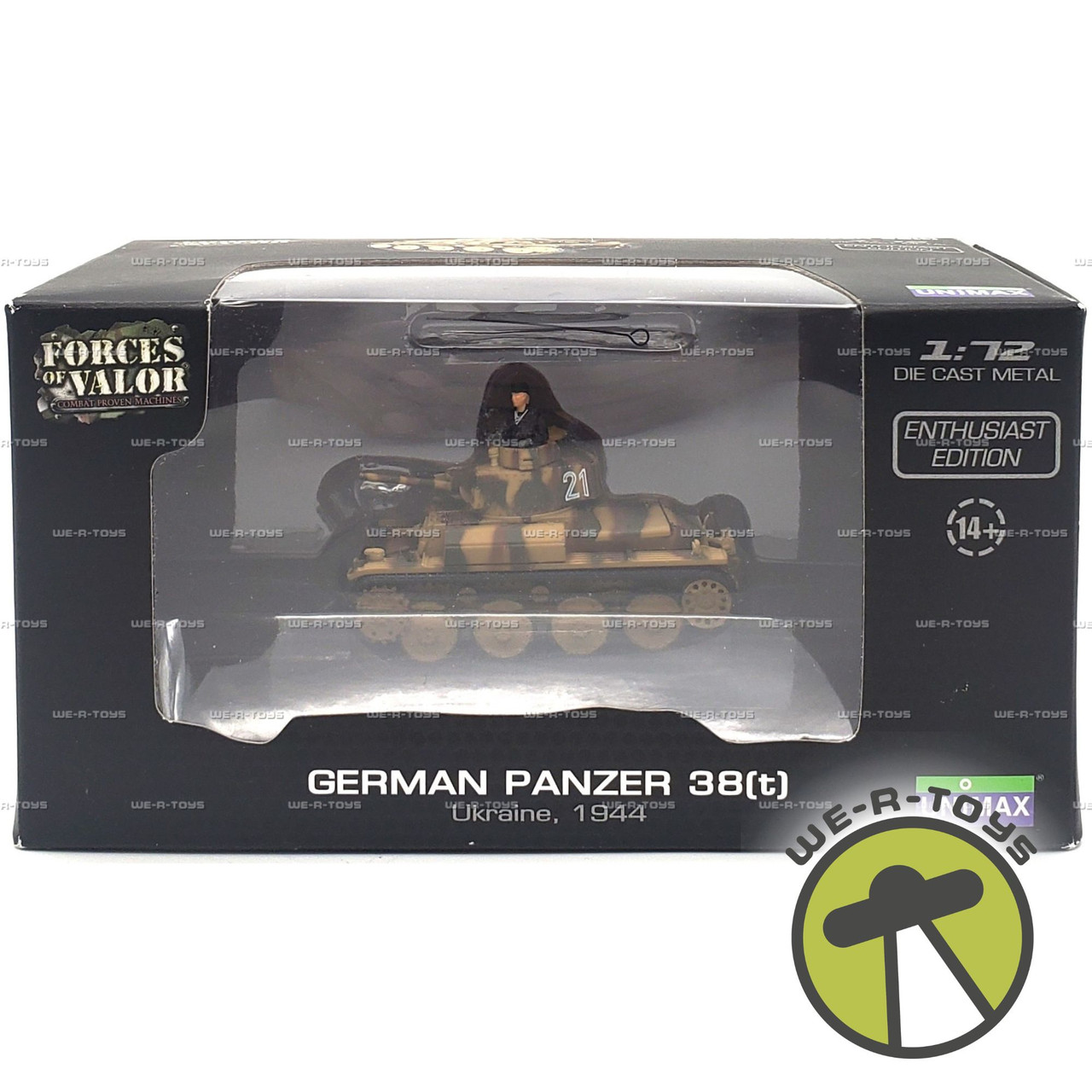 Forces of Valor German Panzer 38t Ukraine 1944 1:72 Vehicle 2013