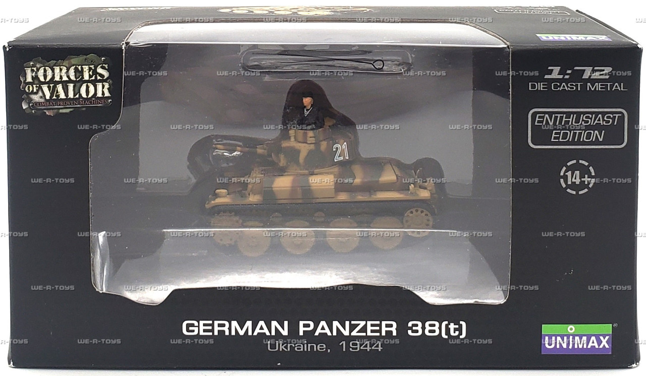 Forces of Valor German Panzer 38t Ukraine 1944 1:72 Vehicle 2013