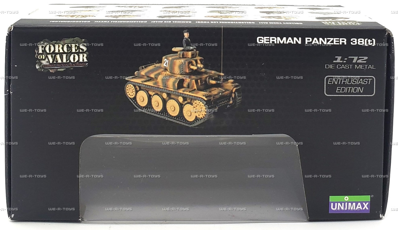 Forces of Valor German Panzer 38t Ukraine 1944 1:72 Vehicle 2013