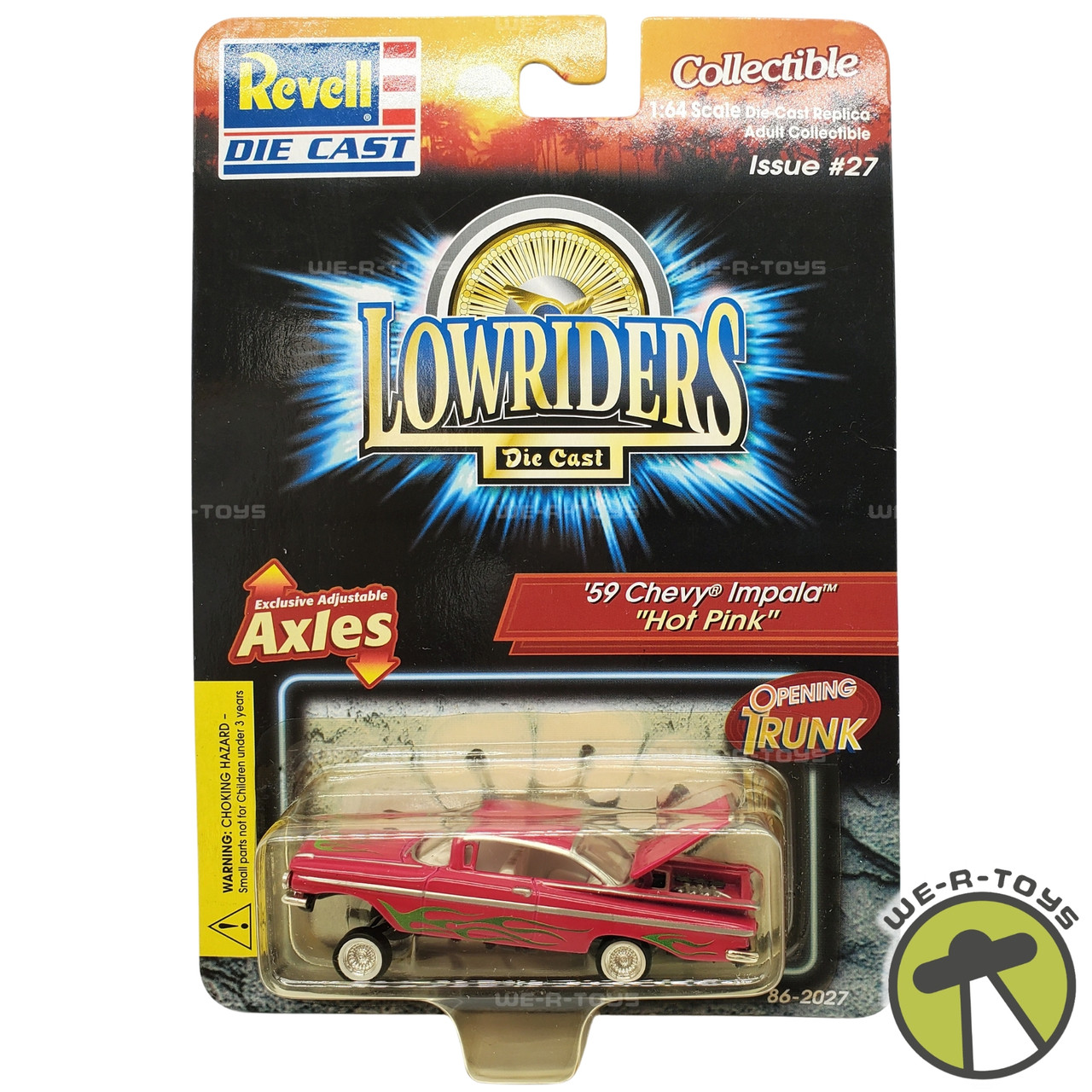 Revell Lowriders Issue 27 Hot Pink'59 Chevy Impala Die-Cast Car