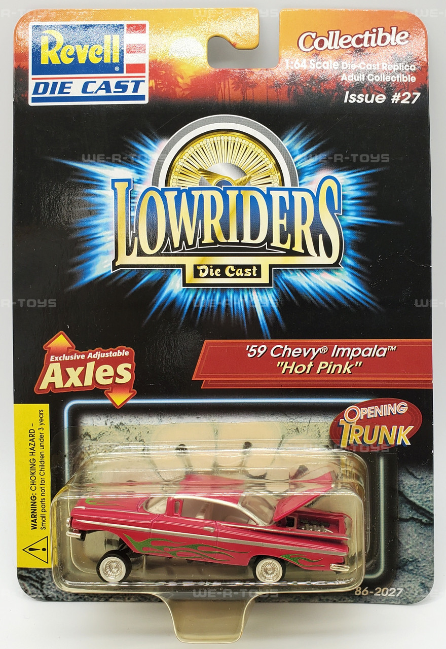 Revell Lowriders Issue 27 Hot Pink'59 Chevy Impala Die-Cast Car