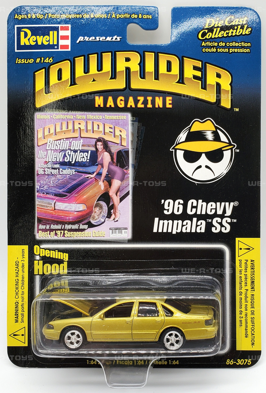 Revell Lowrider Magazine Issue 146 Gold '96 Chevy Impala SS Die