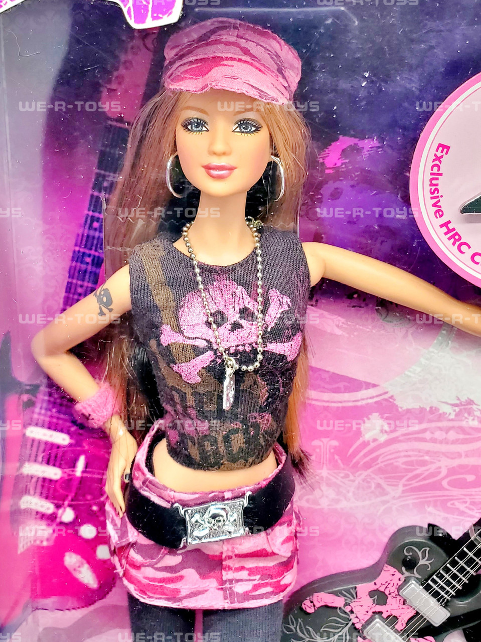 Hard Rock Cafe Barbie Doll Pink 2006 Mattel K7906 - We-R-Toys