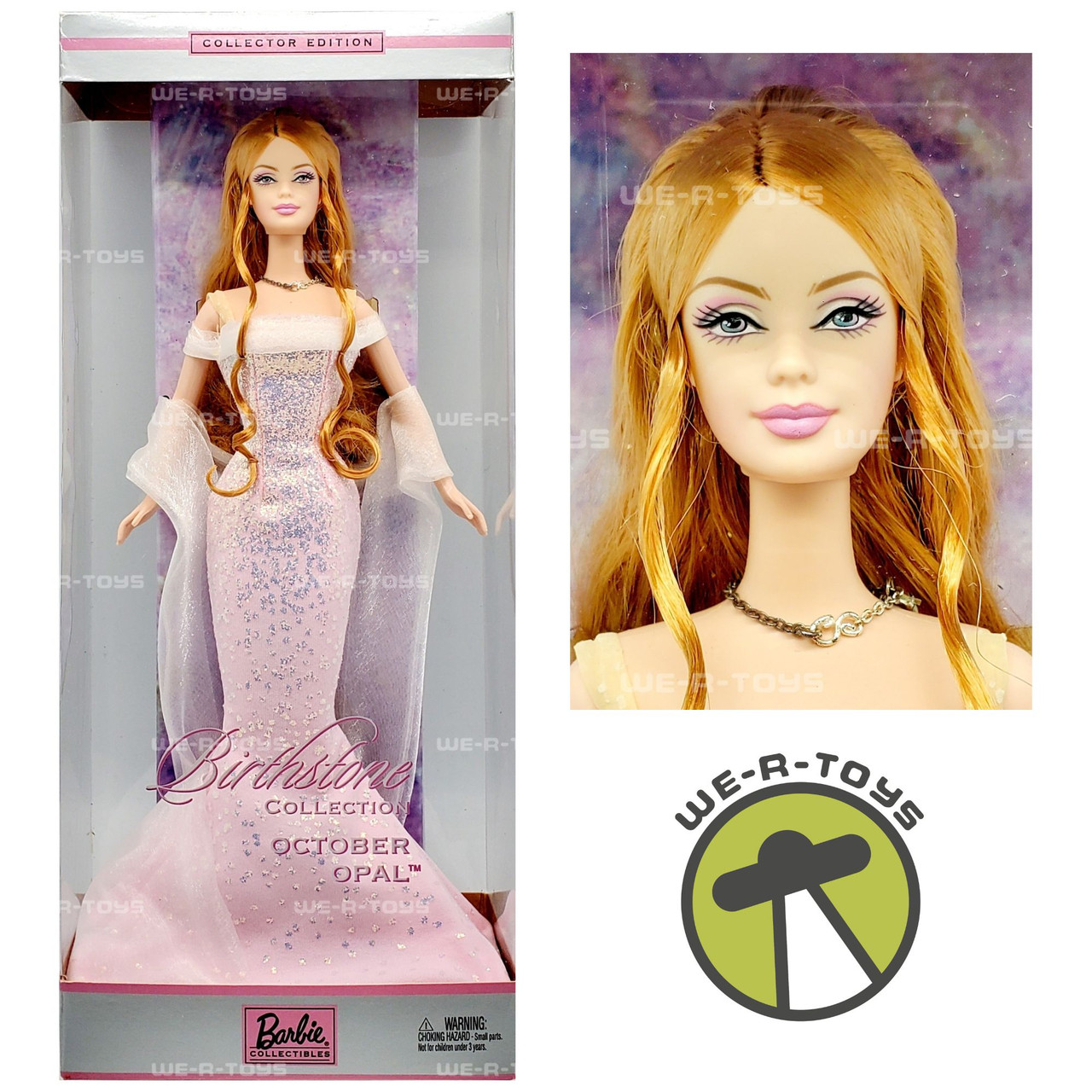 Barbie Birthstone Collection October Opal Doll 2002 Mattel