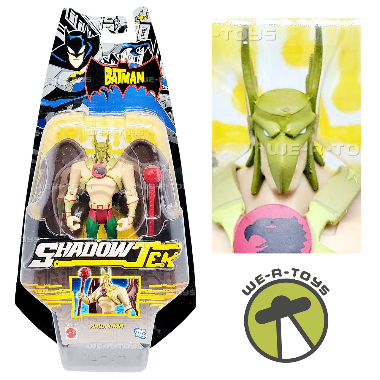 DC The Batman Shadowtek Hawkman Action Figure 2007 Mattel M2757