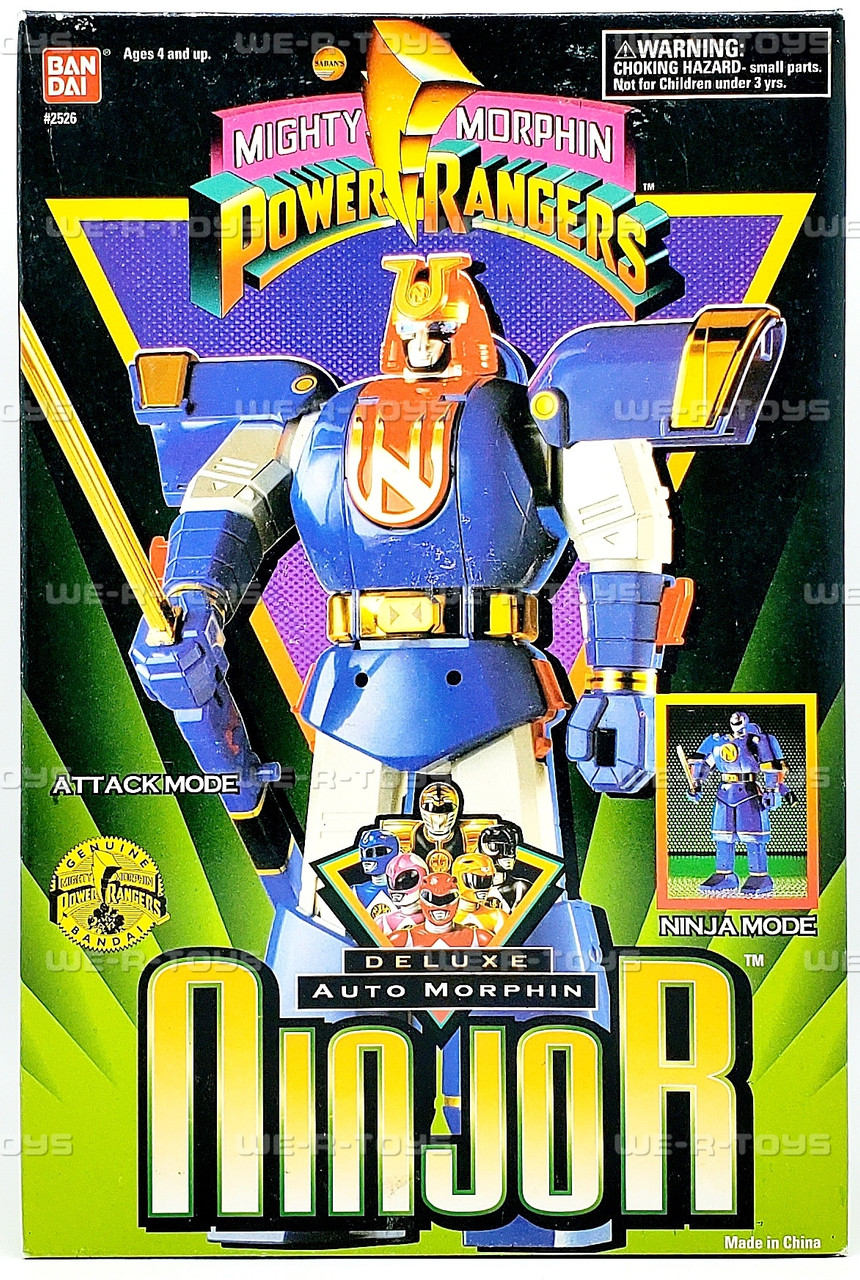 Mighty Morphin Power Rangers Deluxe Auto Morphin Ninjor Figure
