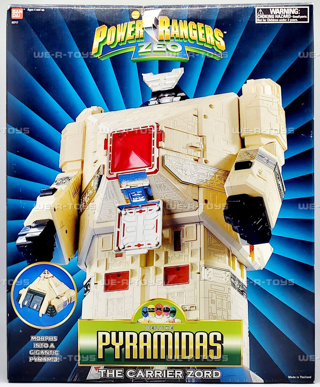Power Rangers Zeo Deluxe Pyramidas The Carrier Zord Action Figure
