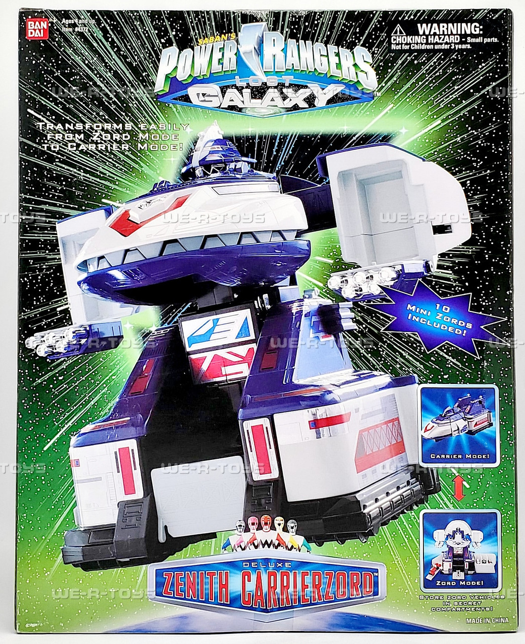 Power Ranger's Lost Galaxy Deluxe Zenith Carrierzord Action Figure