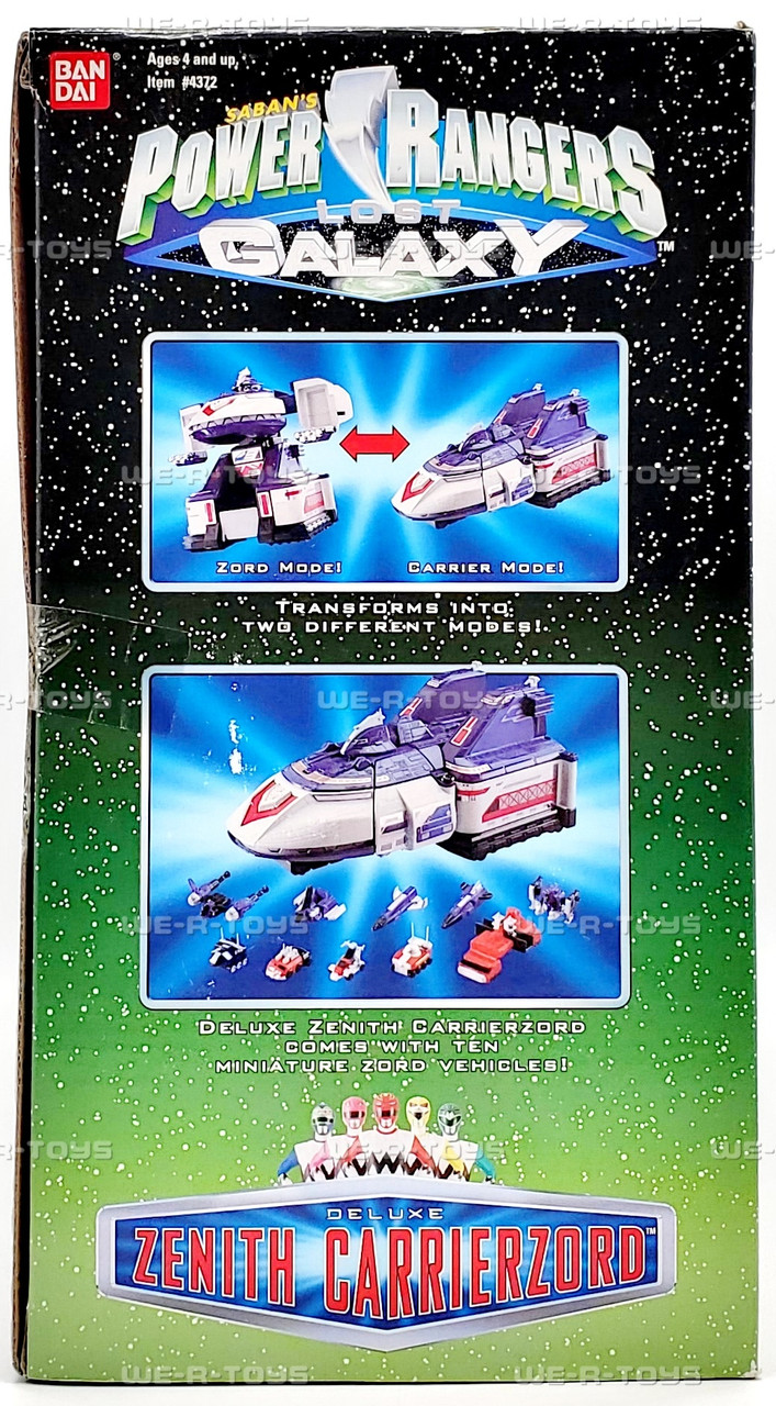 Power Ranger's Lost Galaxy Deluxe Zenith Carrierzord Action Figure
