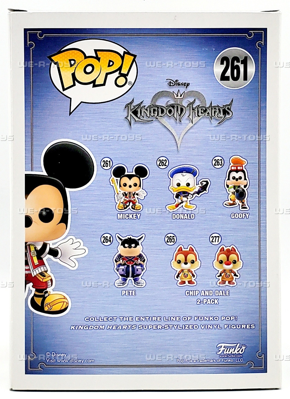 新品　廃盤　キングダムハーツ　POP！ファンコ　4点セット ドナルド　ミッキー PEZ Funko POP! キングダムハーツ ミッキー 王様 ボックス入り