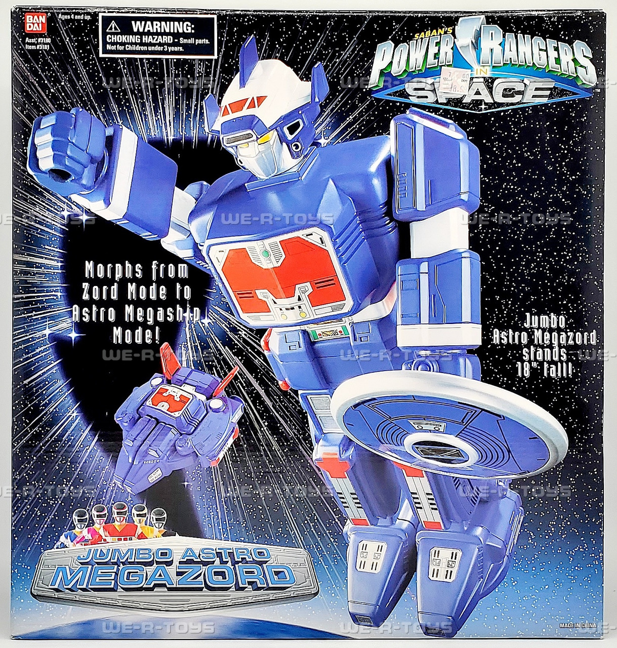 Power Rangers in Space Jumbo Astro Mega Zord Action Figure 1997