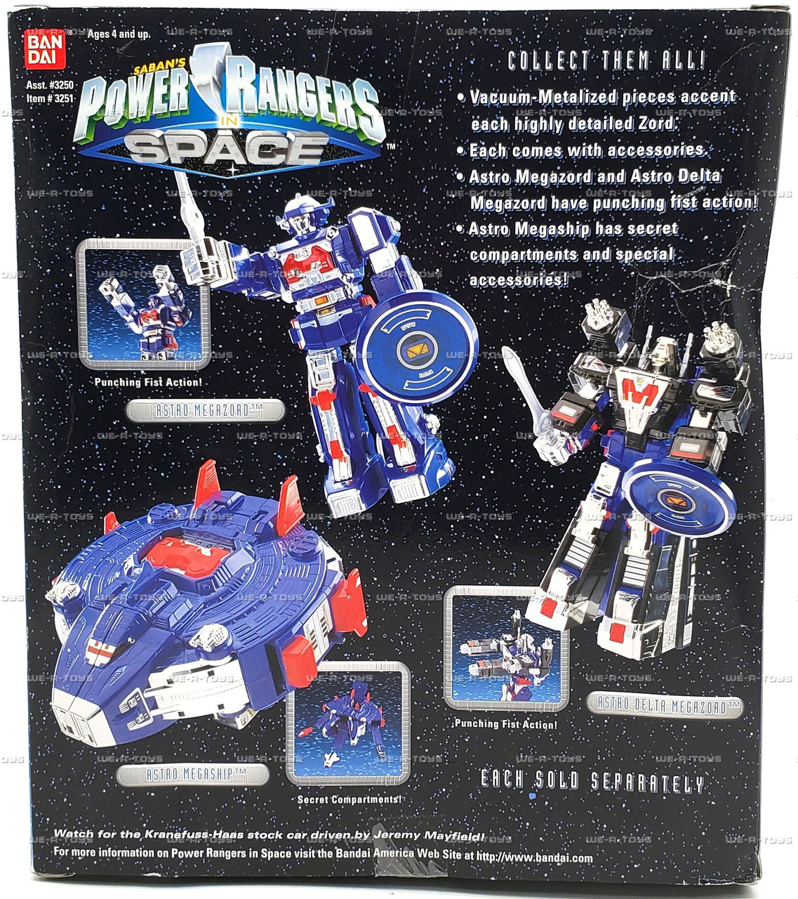 Saban's Power Rangers in Space Astro Megazord Action Figure 1997