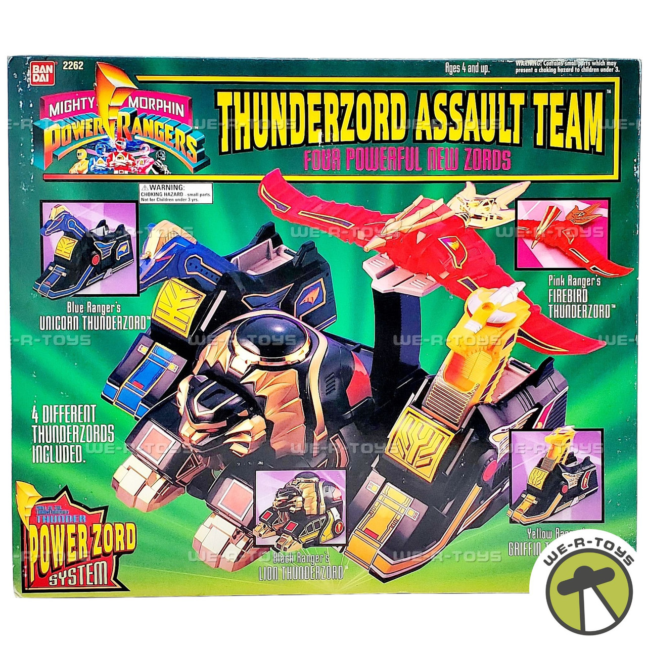 Mighty Morphin Power Rangers Thunderzord Assualt System Playset