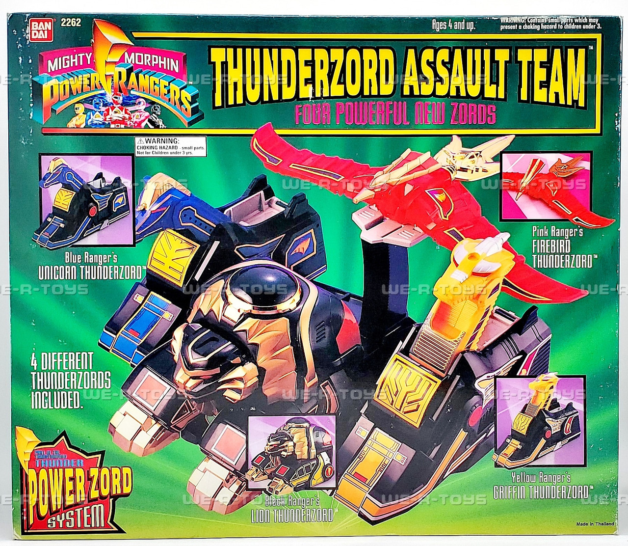 Mighty Morphin Power Rangers Thunderzord Assualt System Playset