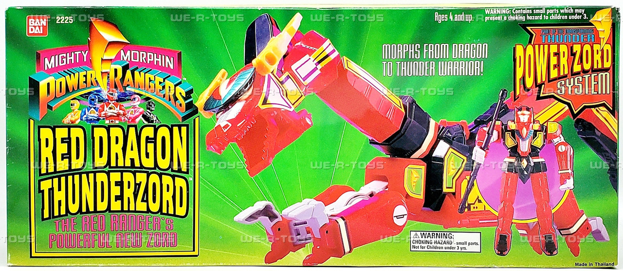 Mighty Morphin Power Rangers Red Dragon Thunderzord Action Figure