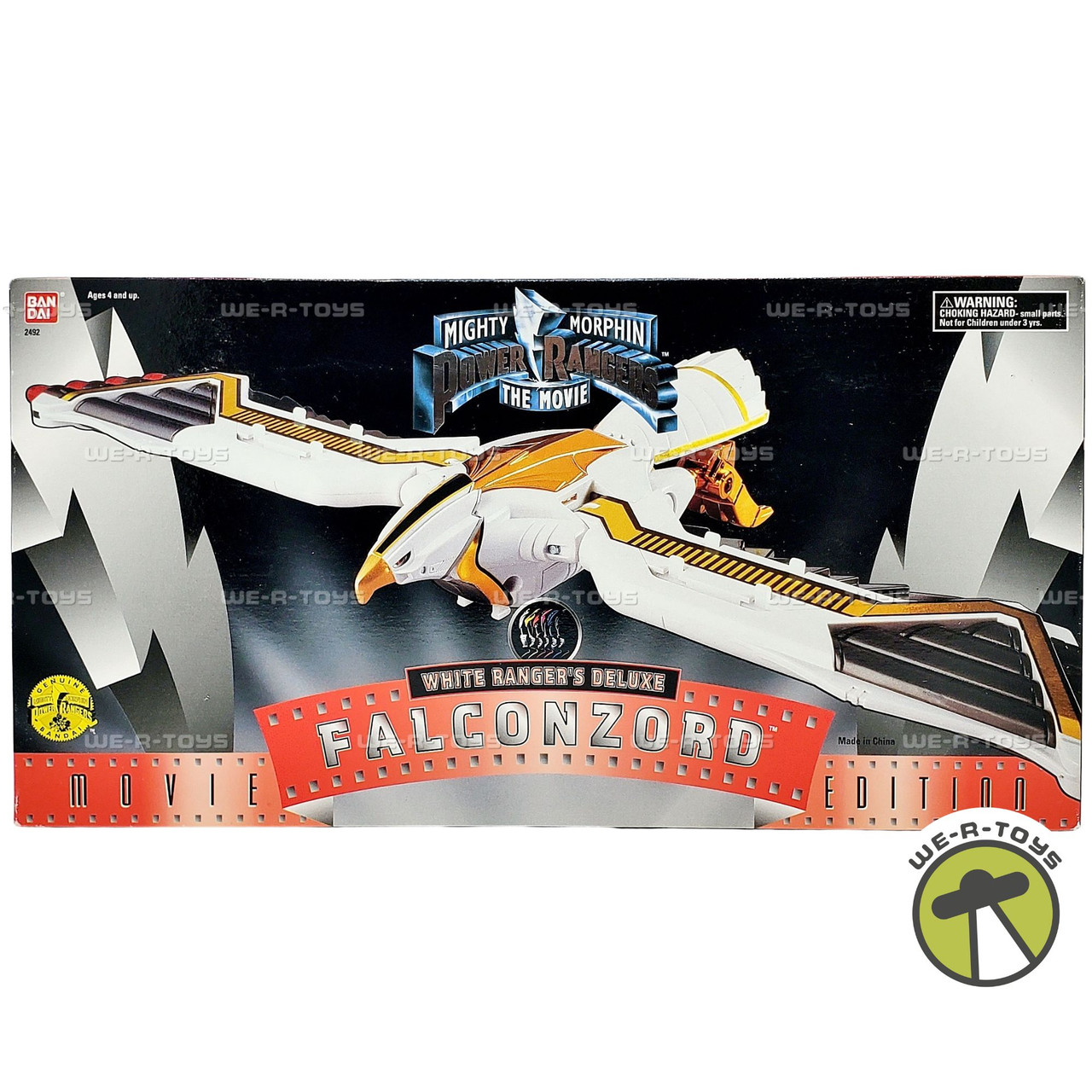 Mighty Morphin Power Rangers White Ranger's Deluxe Falconzord