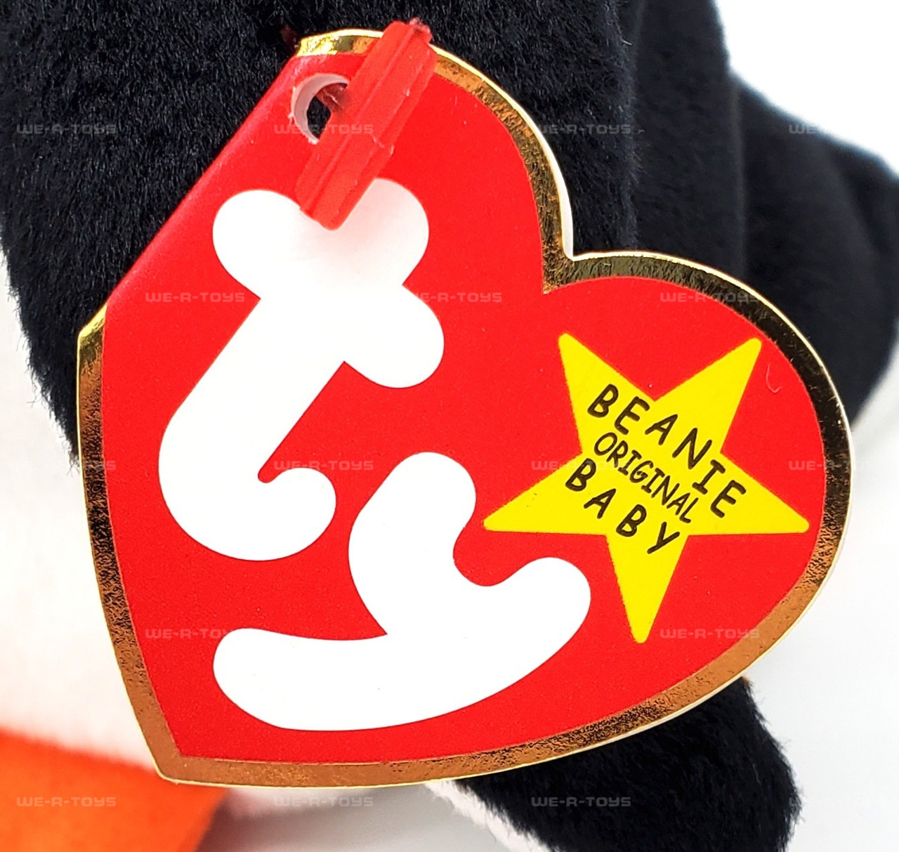 Ty Beanie Babies Zero the Penguin in Santa Hat Christmas Plush