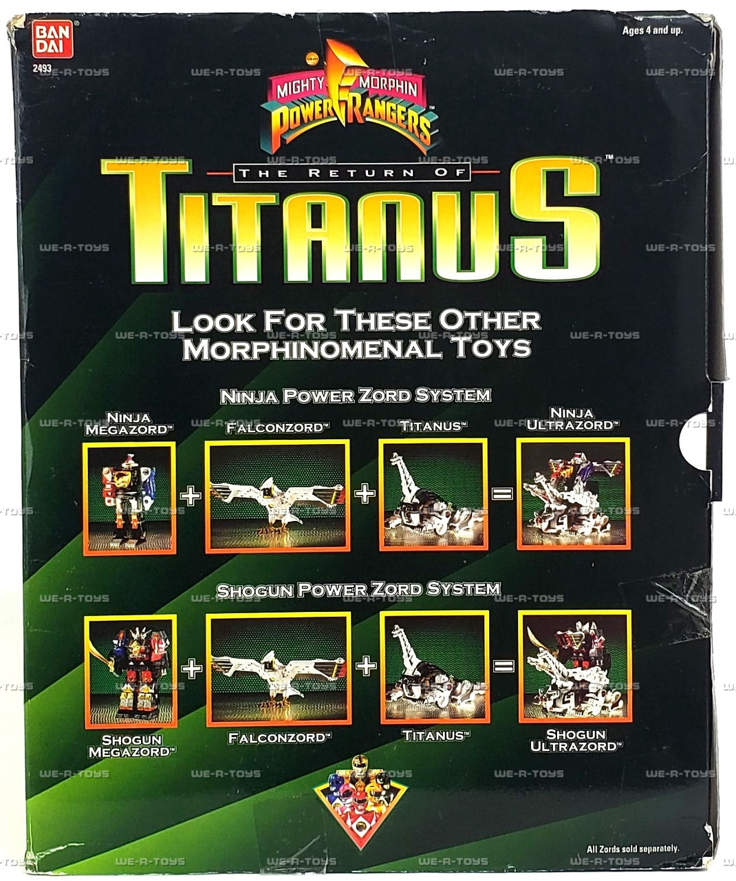 Mighty Morphin Power Rangers The Return of Titanus Figure 1995