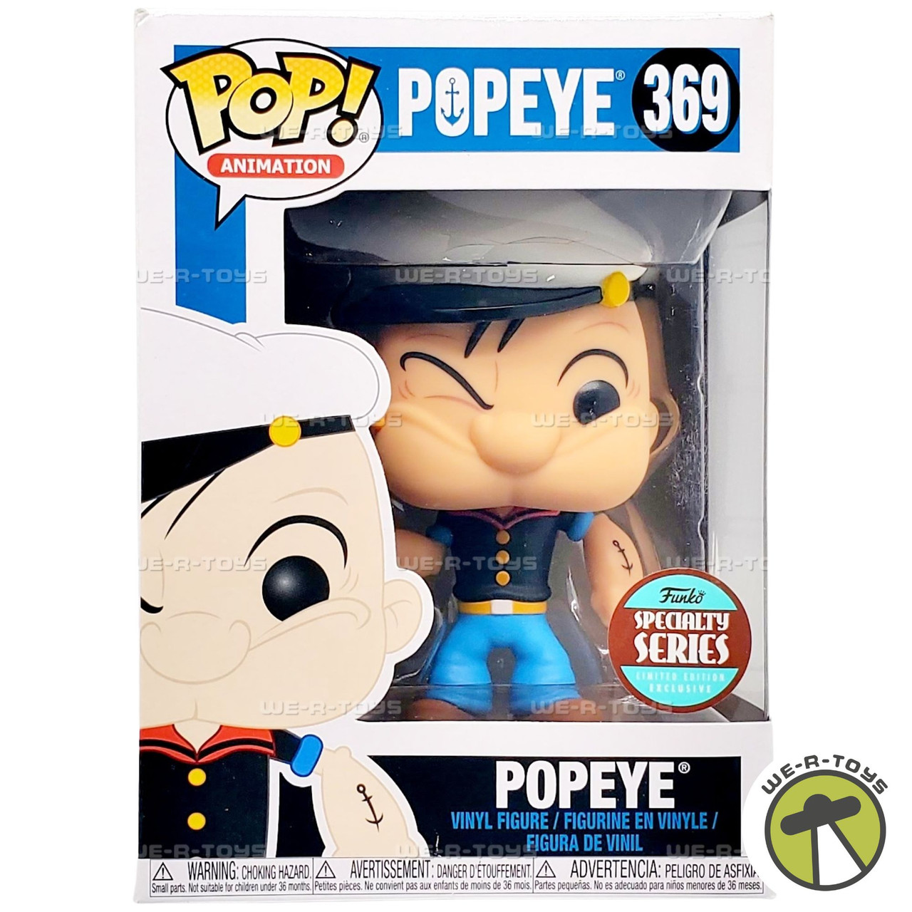 Figurine Funko Pop Popeye with Swee'Pea Grail Retro Comics NFT release 999 pcs