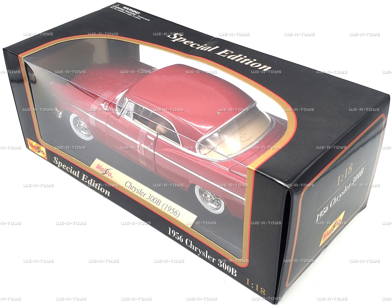 Maisto 1956 Chrysler 300B Red 1:18 Scale Special Edition