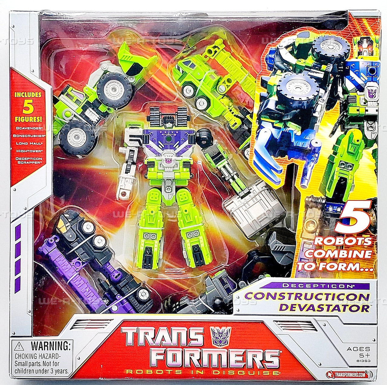 Transformers Decepticon Constructicon Devastator Action