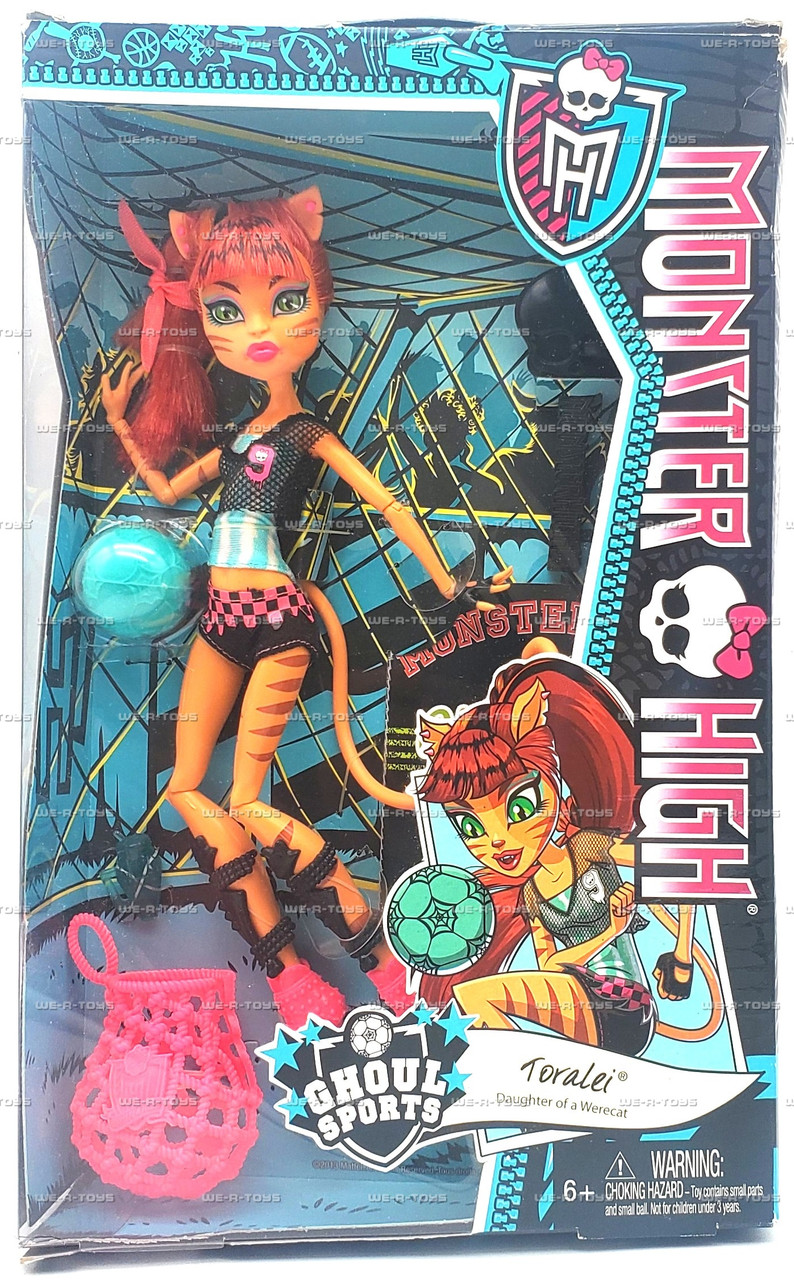Monster High Ghoul Sports Toralei Doll 2013 Mattel #BJR14 - We-R-Toys