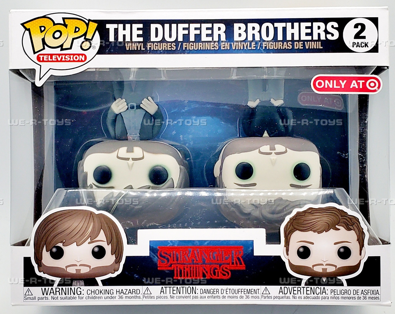 ファンコポップ　ストレンジャーシングス　ダッファーブラザーズ Funko POP Television Stranger Things The Duffer Brothers Upside