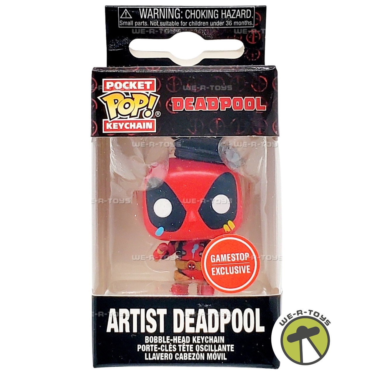 Funko Pocket POP Keychain Artist Deadpool Vinyl Figure We-R-Toys