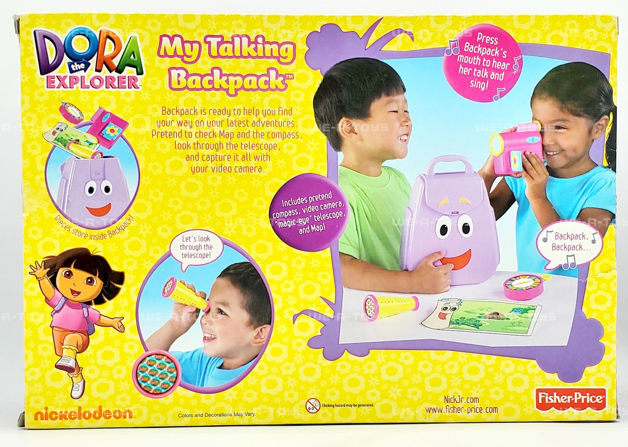 Nickelodeon Dora The Explorer My Talking Backpack Playset Fisher
