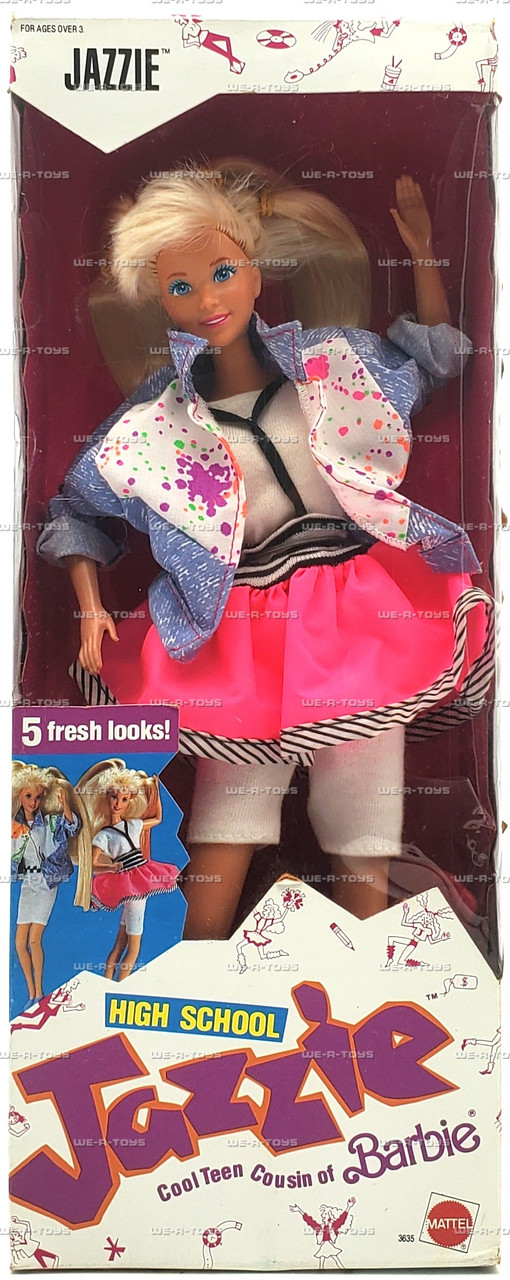 Barbie High School Jazzie Cool Teen Cousin of Barbie Doll 1988