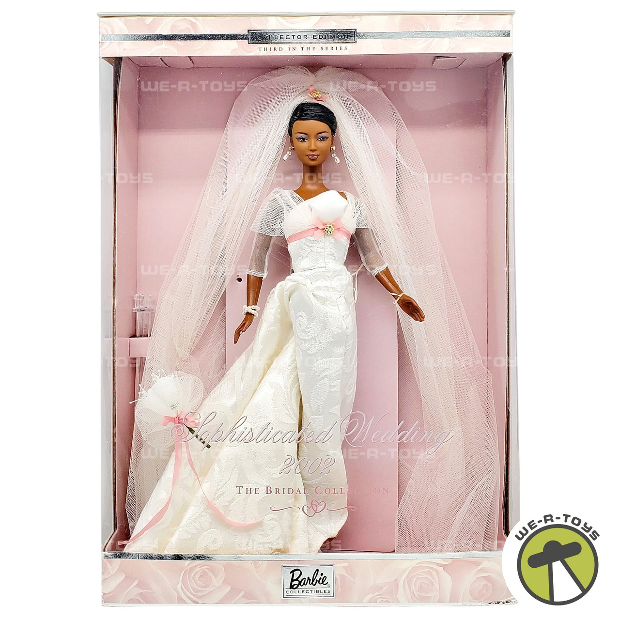 Barbie Sophisticated Wedding Doll African American 2002 Mattel