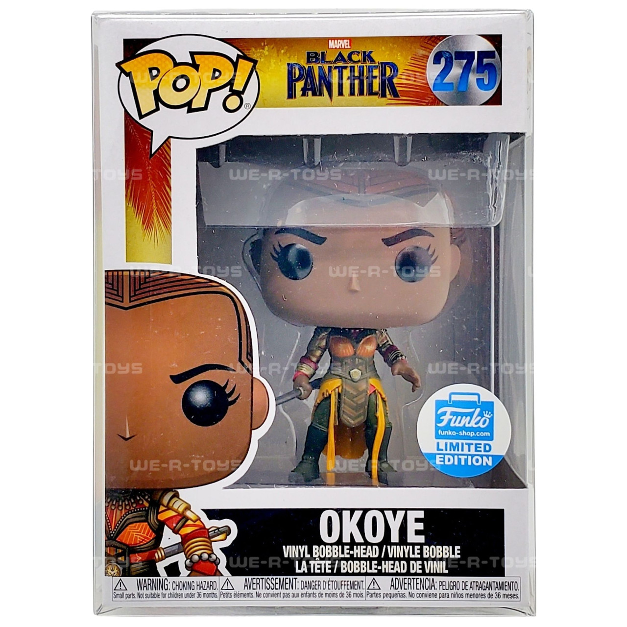 Funko POP Marvel Black Panther Okoye 275 Vinyl Bobble Head Figure